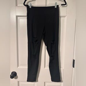 Zyia Black slash leggings